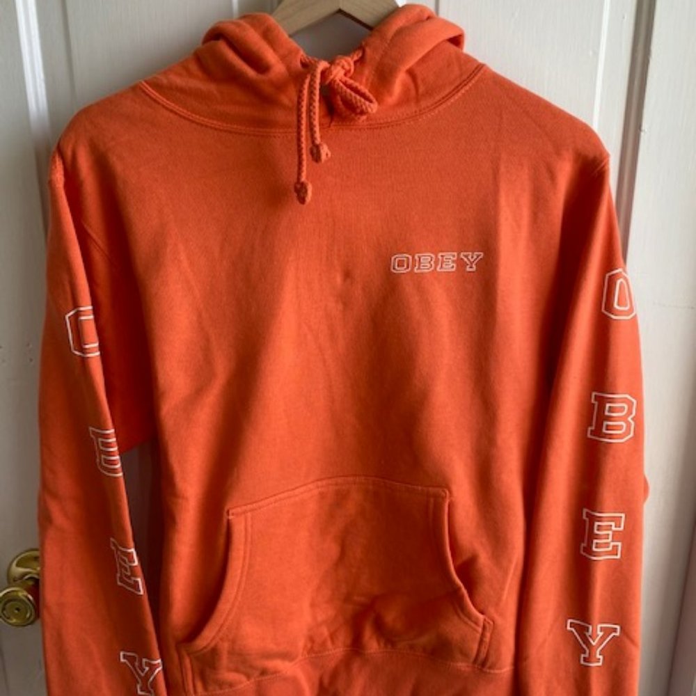 OBEY orange hoodie